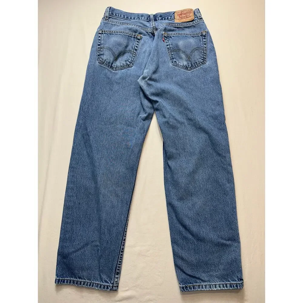 Mens Levi’s 550 Relaxed Fit‎ Jeans 34x32 Medium Wash Denim Classic
